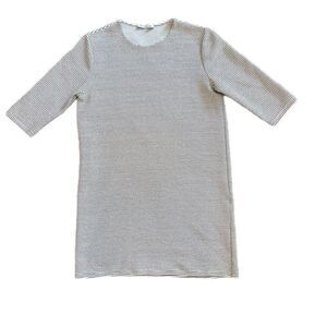 Zara W/B Collection Striped Dress or Tunic. Textured. Size Med. Good Condition!